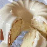 Slap Ya Momma Pound Cake with white glaze
